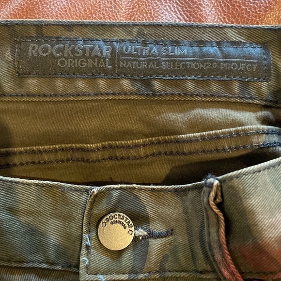 Mens Rockstar Original Camo Jeans Natural Selection 2.0 Project Size 32 [NWOT) - Picture 5 of 6